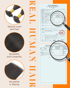 Different shades of Sunny Hair Ktip extensions for blending