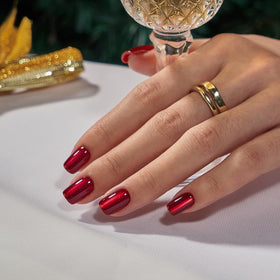 Different sizes of BTArtbox Press On Nails Hot Love displayed