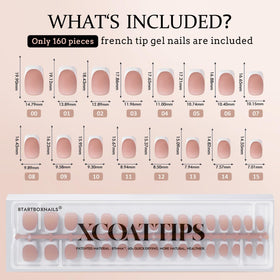 Different sizes of BTARTBOXNAILS Press On Nails