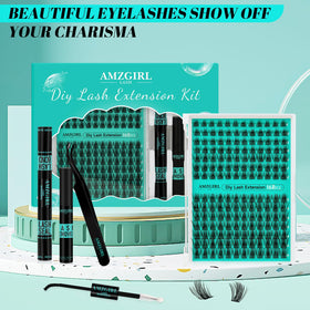 Different styles created with AMZGIRL LASH Lash Clusters