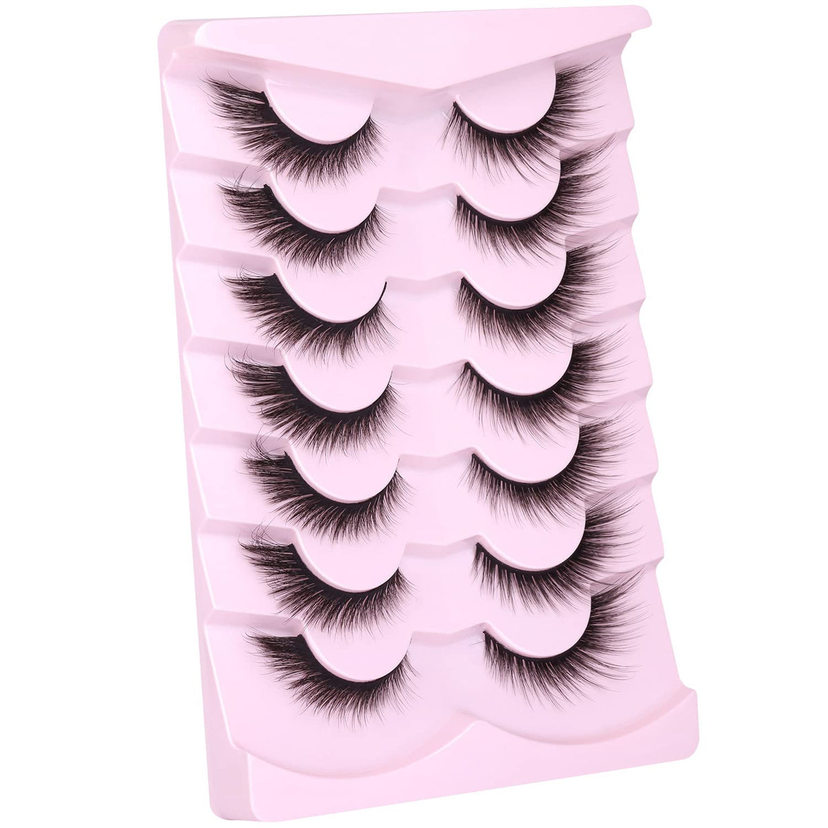 Different styles of Kiromiro Fox Eyelashes displayed