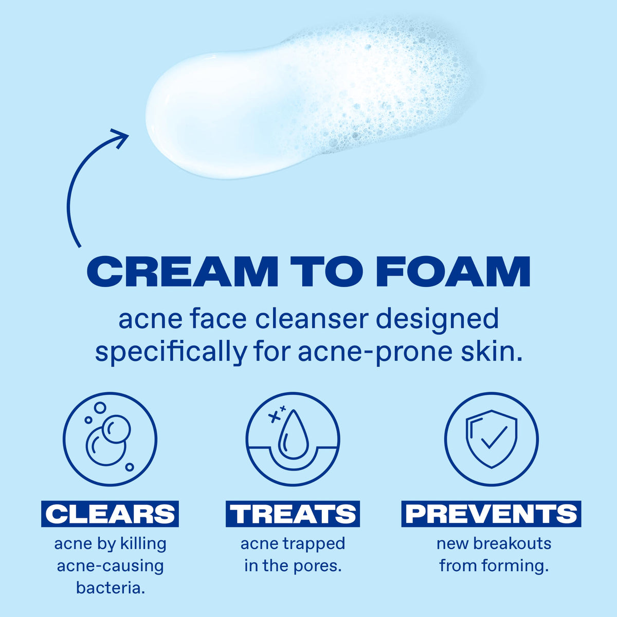 Differin Acne Face Wash 10% Benzoyl Peroxide usage instructions