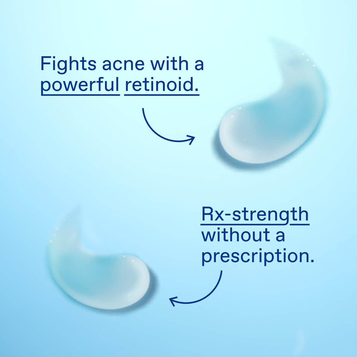 Differin Acne Gel application on skin