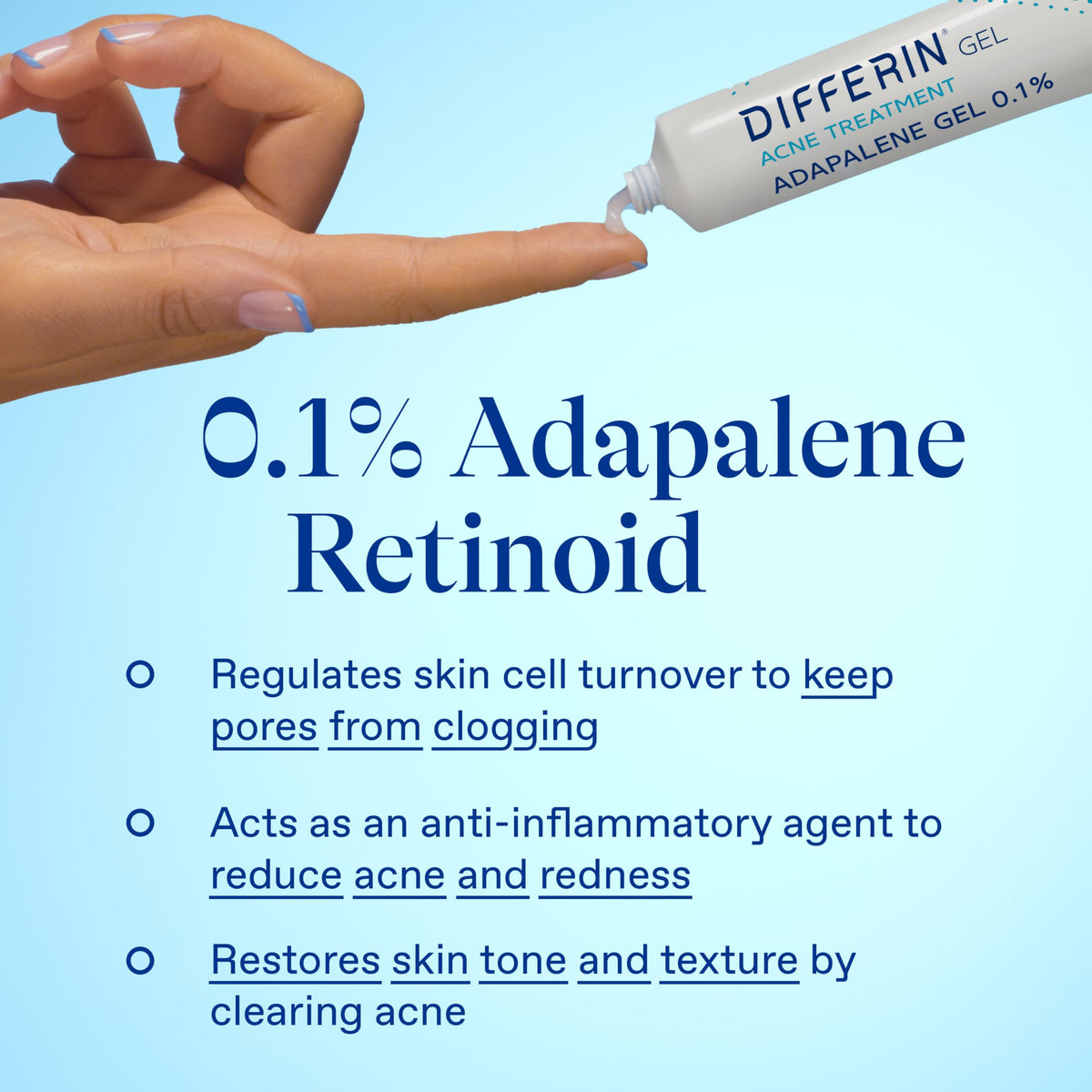 Differin Acne Gel in bathroom setting