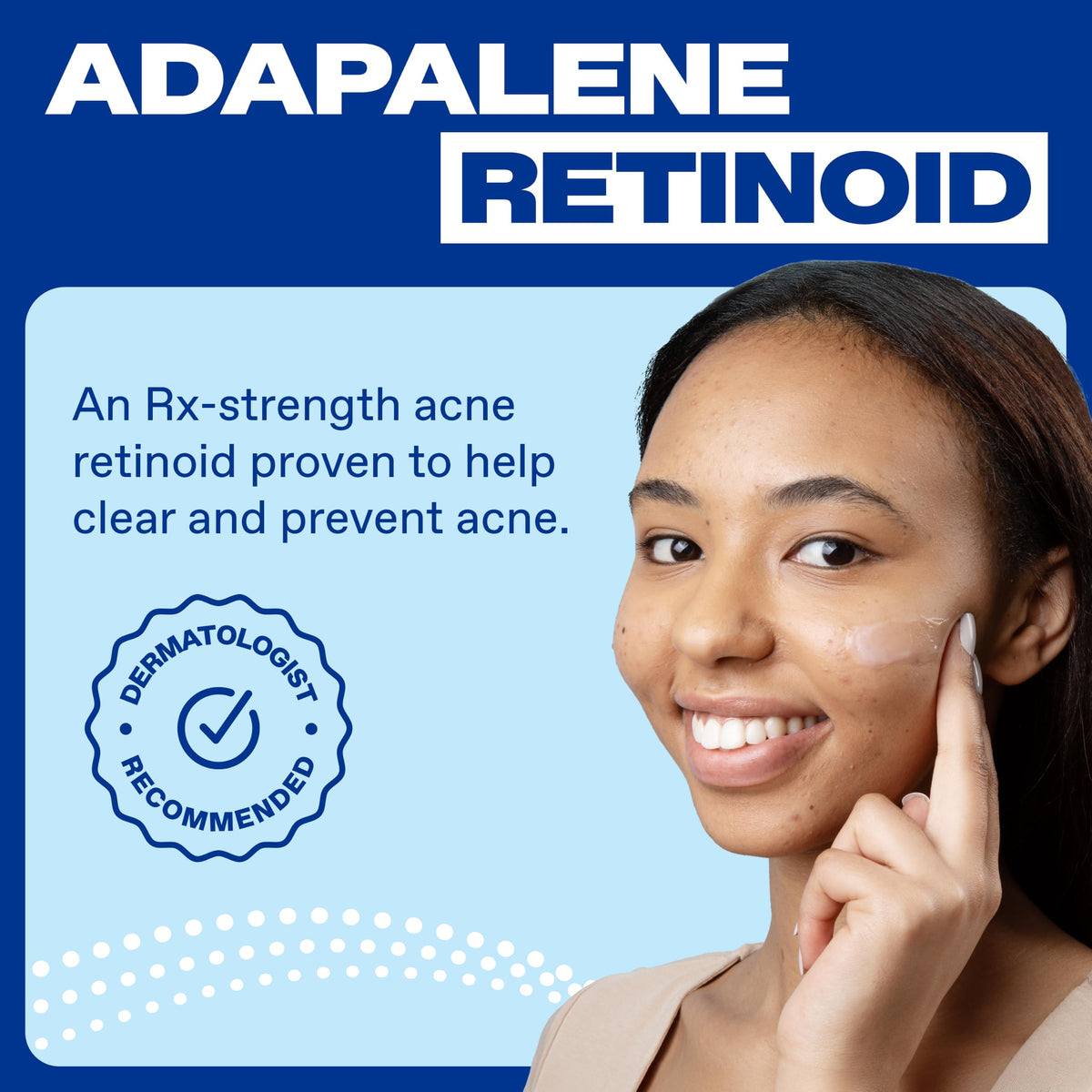 Differin Acne Gel packaging side view