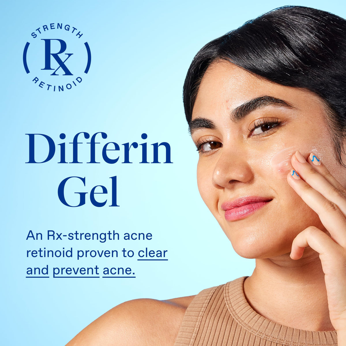 Differin Acne Gel packaging with product details