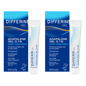Differin Acne Retinoid Gel 15g tube front view