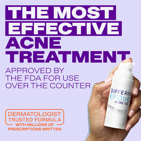 Differin Epiduo Acne Gel 15g pump back view