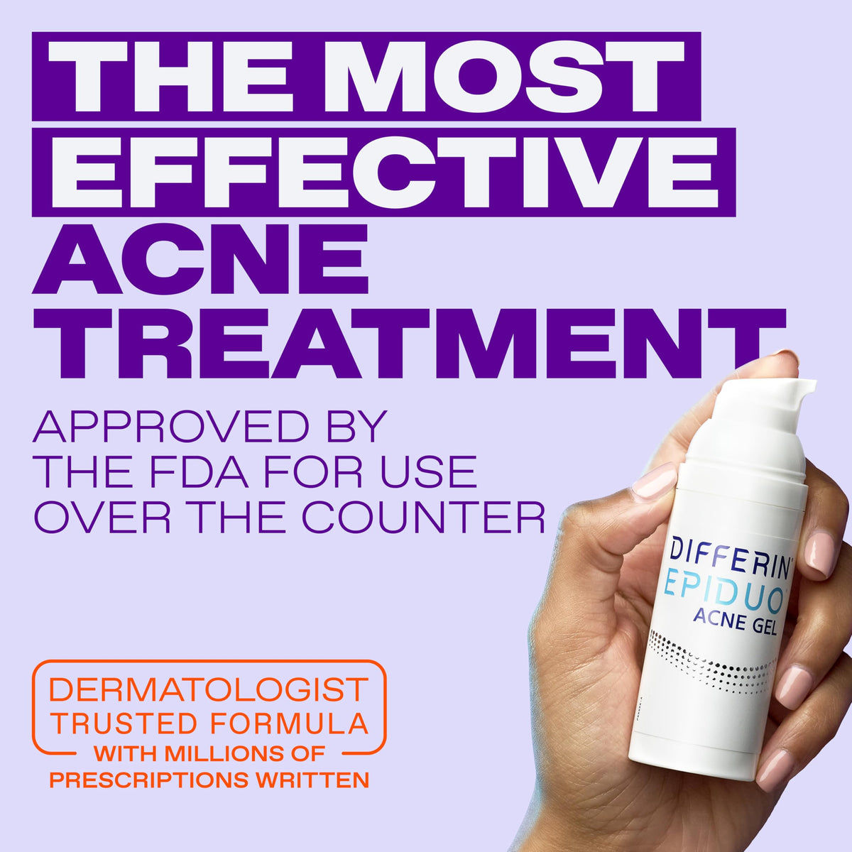 Differin Epiduo Acne Gel 45g Pump with packaging