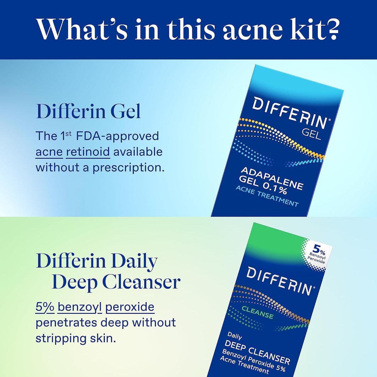 Differin Gel 0.1% tube close-up