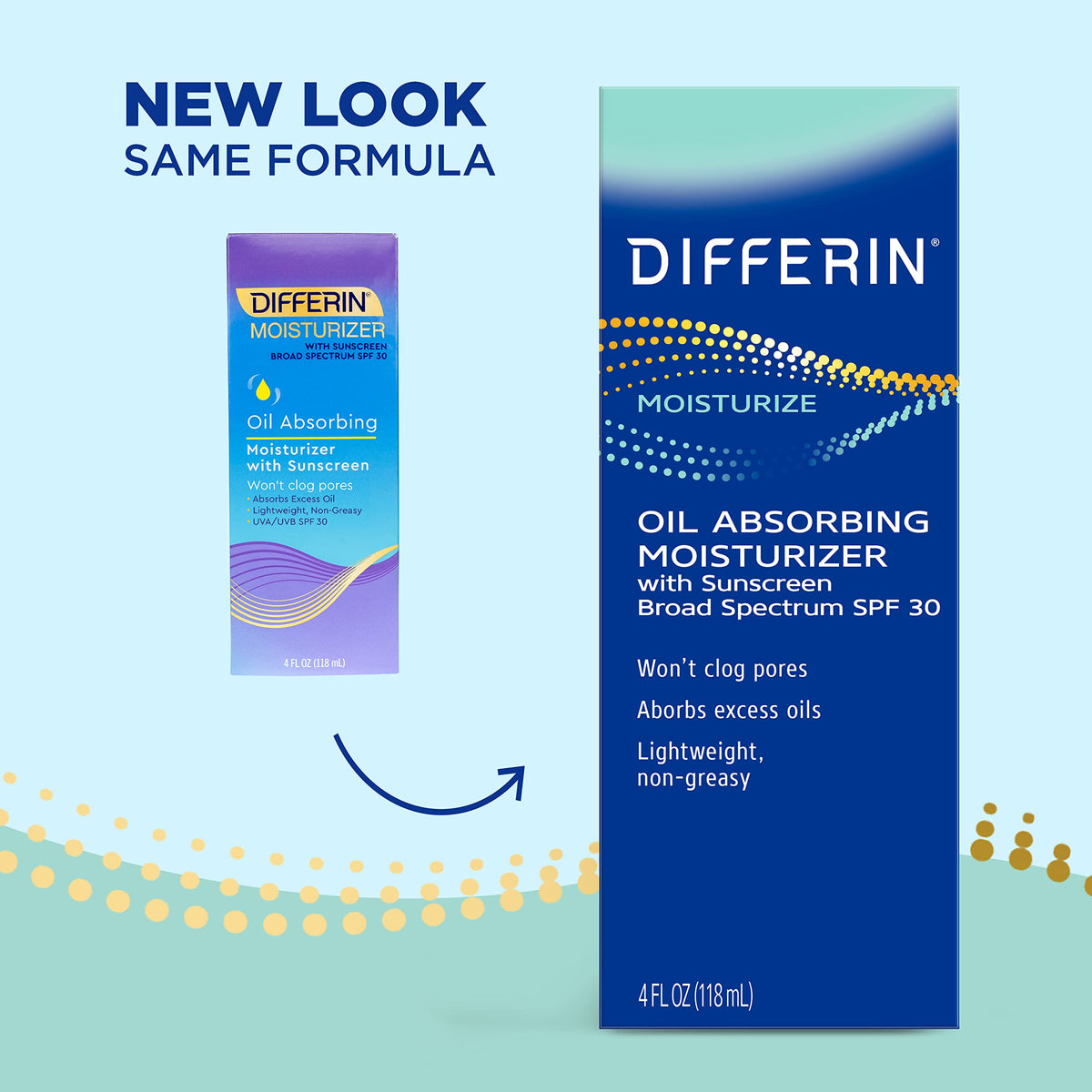 Differin Oil Absorbing Moisturizer SPF 30 side view