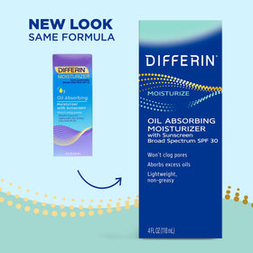 Differin Oil Absorbing Moisturizer SPF 30 side view