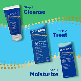 Differin Oil Absorbing Moisturizer SPF 30 with sun protection