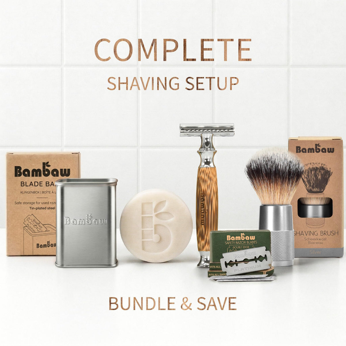 Digital user manual for Bambaw safety razor with shaving tips