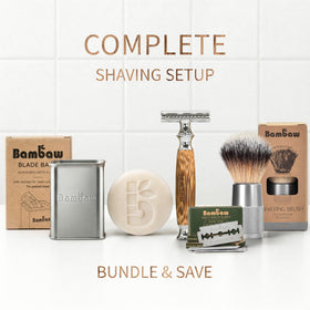 Digital user manual for Bambaw safety razor with shaving tips