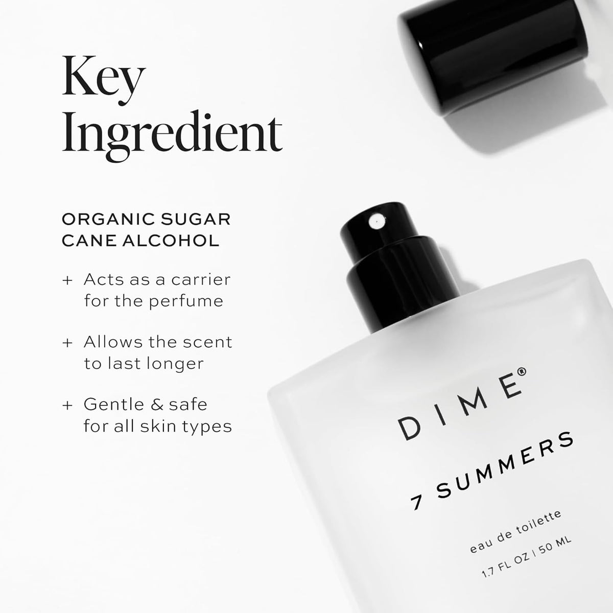 DIME 7 Summers Perfume close-up of the cap