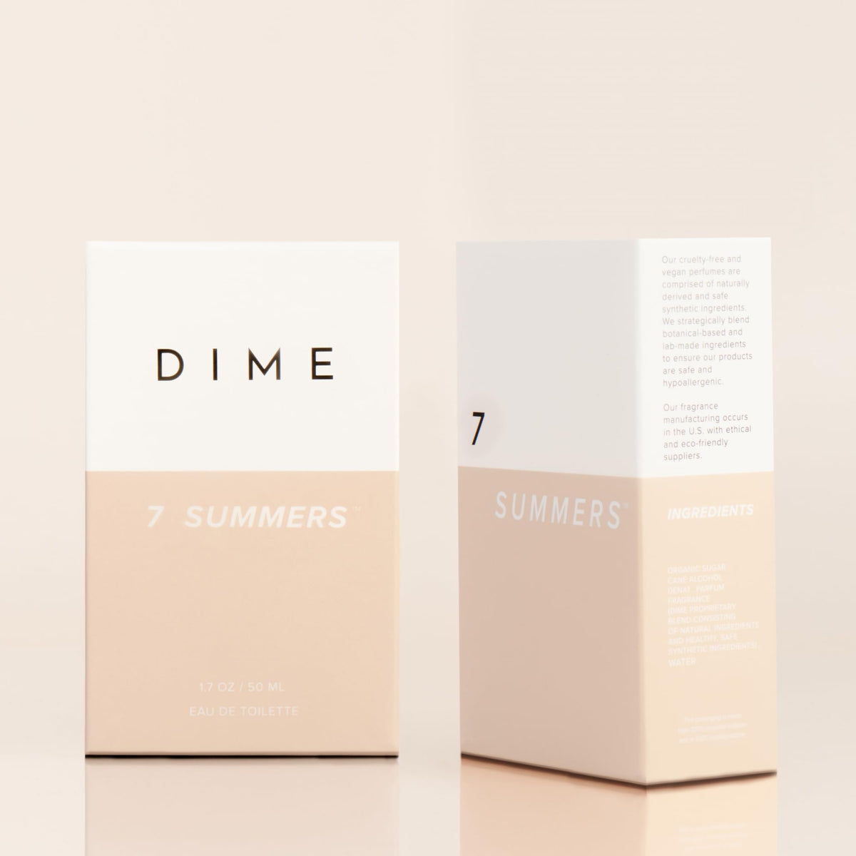 DIME 7 Summers Perfume in a lifestyle setting