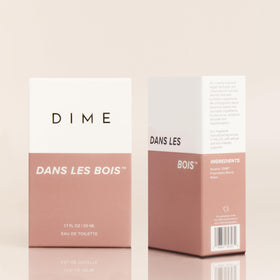 DIME Dans Les Bois Perfume lifestyle setting