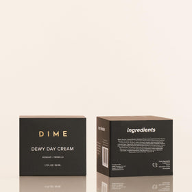 DIME Dewy Day Cream 50ml jar close-up
