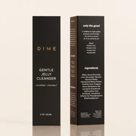 DIME Gentle Jelly Cleanser lathering on skin