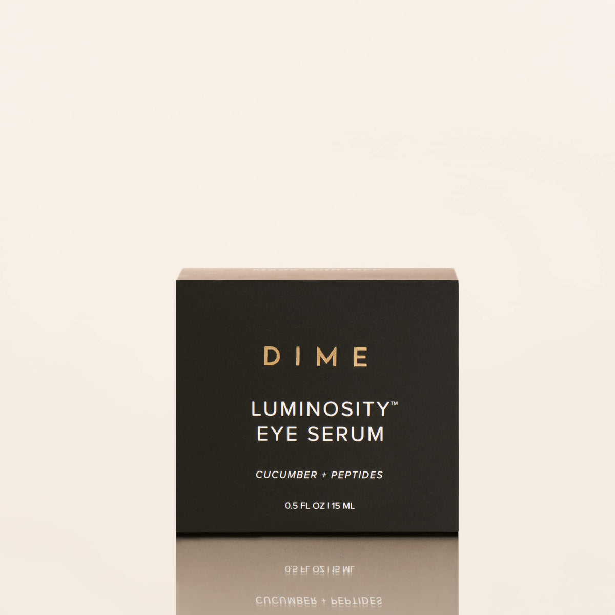 DIME Luminosity Eye Serum back view with details