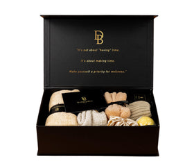 DinBer 12-piece luxury spa gift set with lavender candle and jade roller