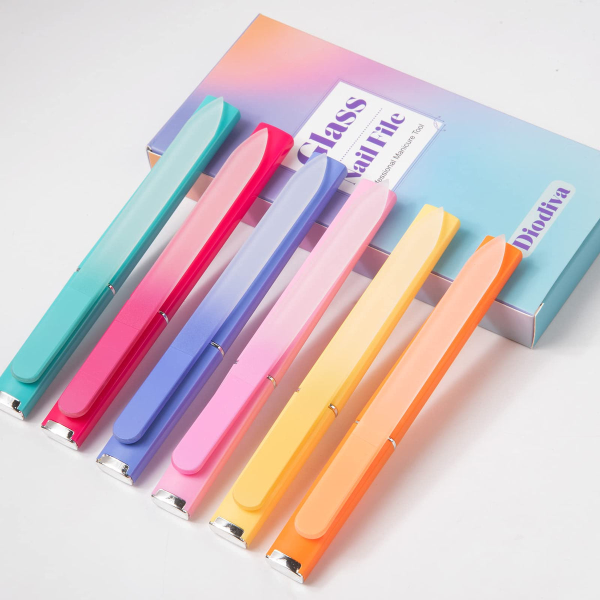 Diodiva glass nail file in protective case
