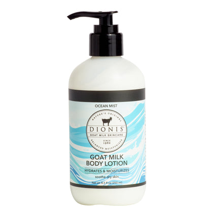 Dionis Goat Milk Lotion Ocean Mist front view with pump