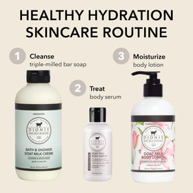 Dionis Goat Milk Lotion Stargazer Lily lifestyle scene