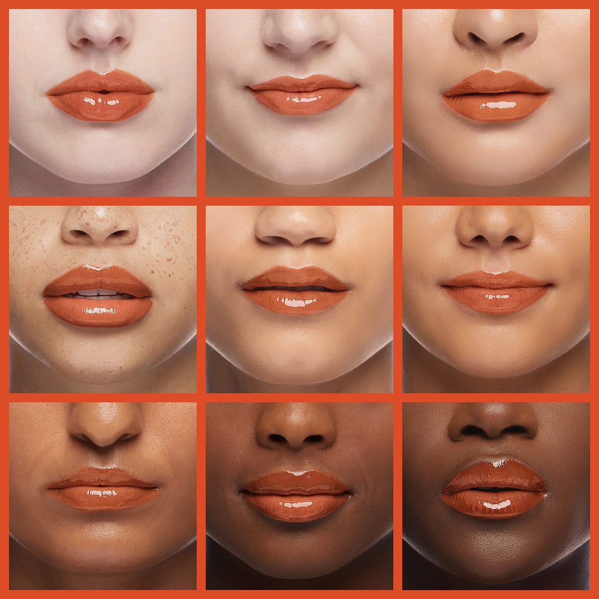 Dior Addict Lip Glow Oil 004 Coral on model's lips