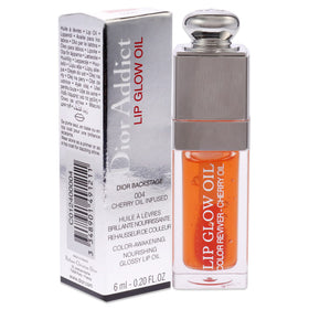 Dior Addict Lip Glow Oil 004 Coral texture close-up