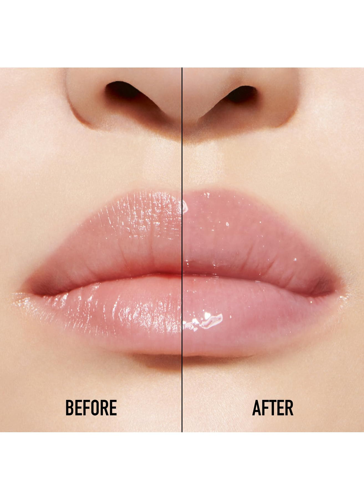Dior Addict Lip Maximizer Plumping Gloss #001 Pink applicator close-up