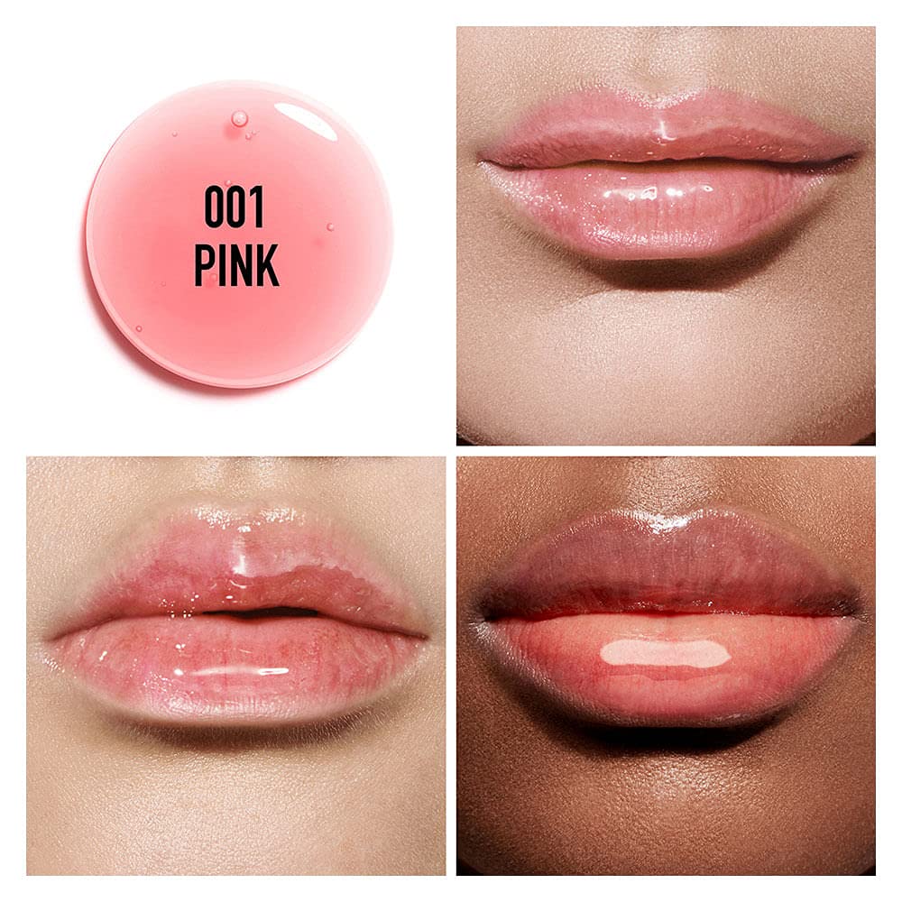 Dior Glossy Lip Color Pink with cherry oil ingredients