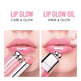 Dior Lip Glow Oil 012 Rosewood opened with oil texture visible