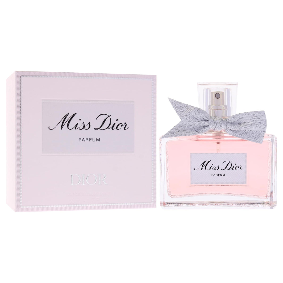 Dior Miss Dior Eau de Parfum 1.7 oz spray with floral background