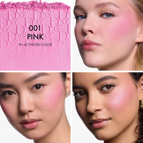 Dior Rosy Glow Blush 001 Pink close-up of blush surface