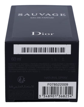 Dior Sauvage Eau de Parfum Spray 2 Fl Oz close-up of cap