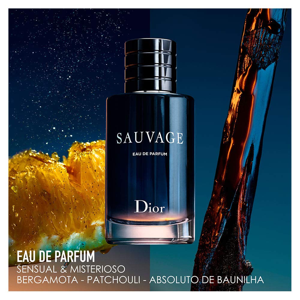 Dior Sauvage Eau De Parfum Spray bottle side view