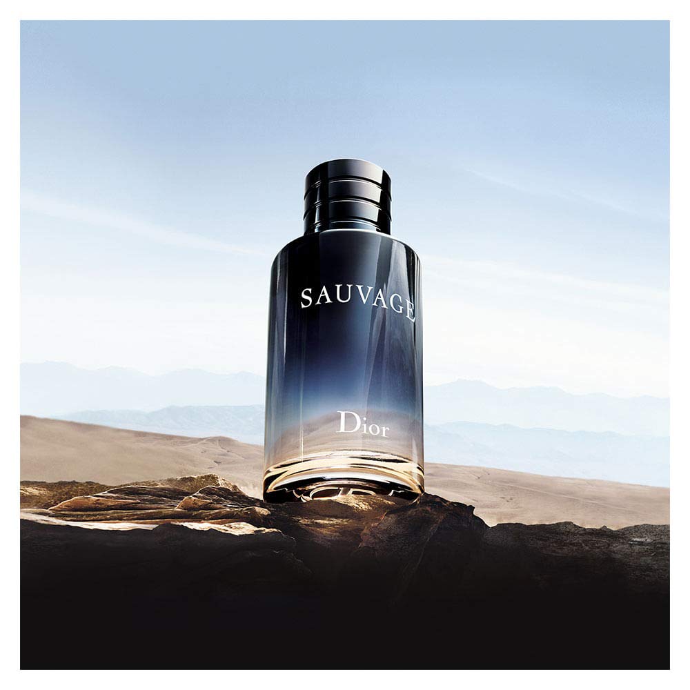 Dior Sauvage Eau De Toilette Spray 60 mL on a table