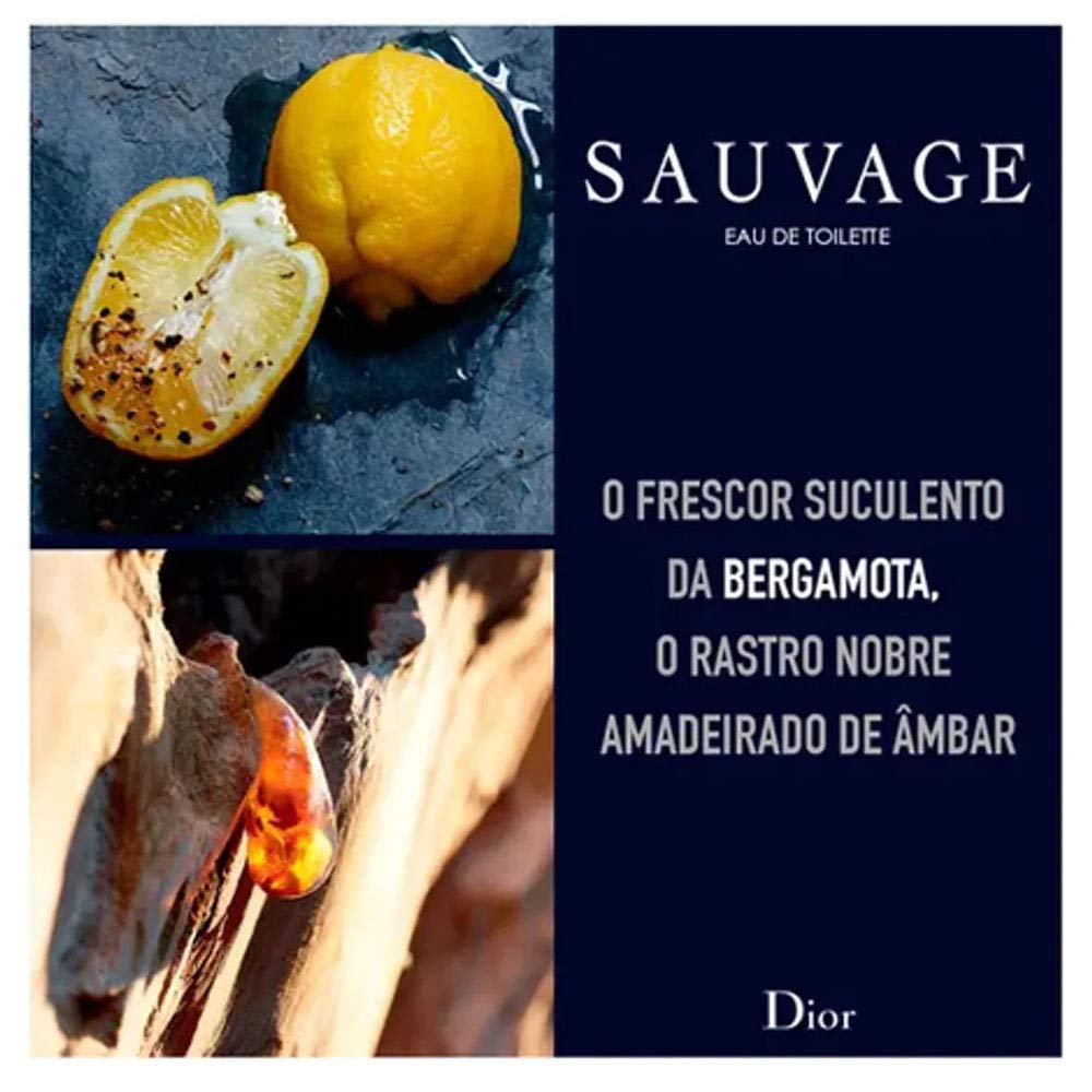 Dior Sauvage Eau De Toilette Spray for Men 3.4 oz packaging