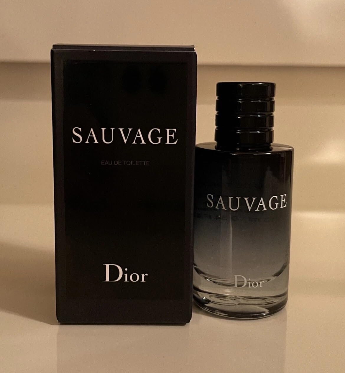 Dior Sauvage Mini bottle side view