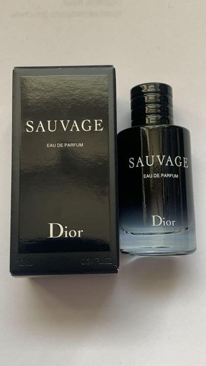 Dior Sauvage Mini EDP Travel Splash 0.34 oz front view