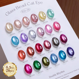 Display of Double Rhythm Gel Nail Polish colours