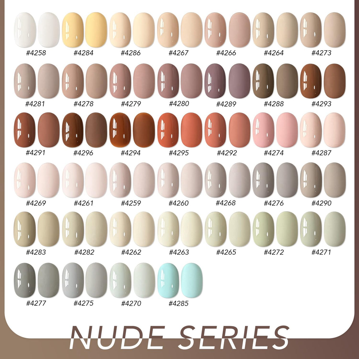 Display of GAOY gel nail polish set packaging