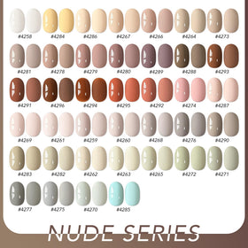 Display of GAOY gel nail polish set packaging