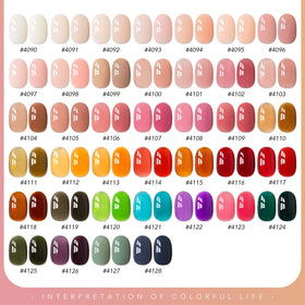 Display of GAOY gel nail polish set packaging
