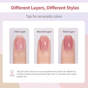 Display of GAOY gel nail polish set packaging
