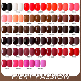 Display of GAOY gel nail polish with UV lamp
