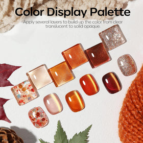 Display of modelones Gel Nail Polish Set with all included gels