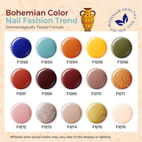 Display of Morovan nail polish set packaging